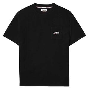 * 1点のみ TOMMY HILFIGER トミーヒルフィガー Tシャツ ロゴ ポケット T カットソー Tommy Hilfiger Logo-Pocket T-Shirt Black / M *