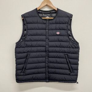 【DANTON】ダントン★ダウンベスト CREWNECK INNER DOWN VEST DT-A0026NNF クルーネック ブラック sizeXXL 12