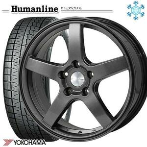 高崎 新品 冬セット ヒューマンライン HS-09 16x6.5J +53 5H114.3 ヨコハマ アイスガード7 IG70 205/60R16インチ ステップワゴン等