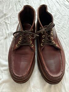 ラッセルモカシン スポーティングクレイチャッカ クロムエクセル US8.5E トリプルヴァンプ Russell Moccasin USA製 