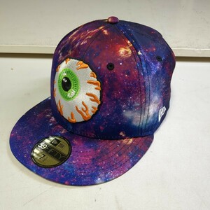 61014　NEW ERAMNWKA　コラボキャップ　ニューエラ　59FIFTY　帽子　宇宙柄キャップ　CAP　中古