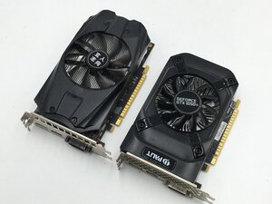 ♪▲【Palit 他】NVIDIA GeForce GTX 1050 Ti 4GB GDDR5 128bit グラフィックボード 部品取りA1 2点セット まとめ売り 1227 13