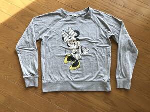 アヴァンリリィ Avan Lily Disney コラボ ミニーマウス 阪神タイガース ユニフォーム 着用 長袖 Tシャツ グレー フリー F アーバンリリィ