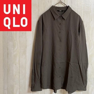 UNIQLO★ユニクロ★レーヨンブラウス★サイズS　2-77