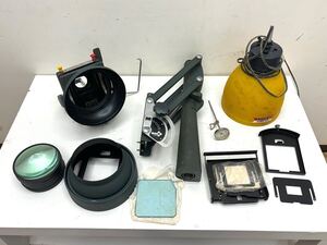 引き伸ばし機 LUCKY RF-67 引伸機 フィルムカメラ カメラ用品 光学機器 大判 中判 モノクロ 付属品 まとめて 当時物 レトロ アンティーク