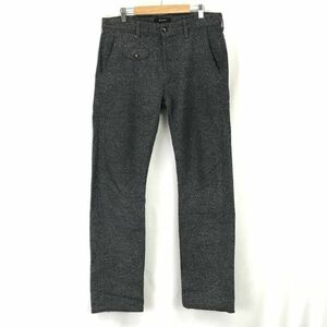 日本製★ジョンブル/Johnbull★ミックスグレー/ストレートパンツ【メンズL/股下89cm/gray】Pants/Trousers◆BH482