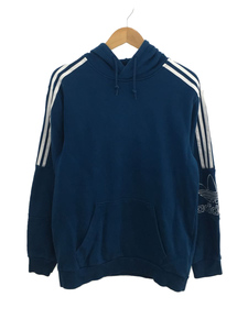 adidas◆adidas/アディダス/パーカー/0/コットン/ブルー/DX3851