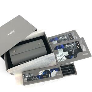 美品◆La Prairie ラ・プレリー 文房具セット スケッチブック２冊 鉛筆 ノート ◆ グレー 文具 PEN