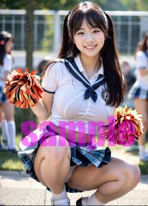 チアリーダー ラミネート加工A4サイズ 匿名配送 美人ポスター 高品質 cheer1012