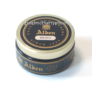 送料コミ追跡アリ◆新品◆オールデン シュー ワックス ブラウン 1個★Alden Fine Paste Shoe Wax Brown