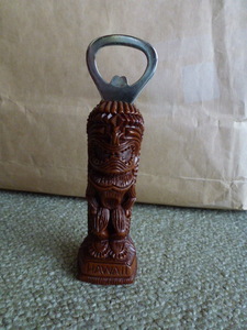 Hawaii　土産　栓抜き　詳細不明　KU TIKI Bottle Opener ボトルオープナー