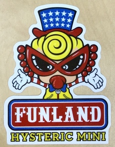 即決☆ヒスミニ☆正規品☆限定☆新品☆ステッカー☆シール☆非売品☆ファンランド☆FUNLAND☆ヒステリックミニ☆HYSTERICMINI