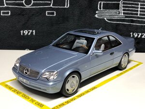 norev 1/18 Mercedes Benz CL 600 C140 1997 lightblue　メルセデス　ベンツ　ノレブ　ディーラー特注品