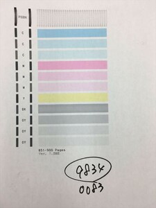【H9834】プリンターヘッド ジャンク 印字確認済み QY6-0083 CANON キャノン PIXUS MG6330/MG6530/MG6730/MG7130/MG7530/MG7730/iP8730