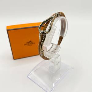 1円 エルメス Hermes ジャンボ ジャンボチョーカー レザー ブラウン アクセサリー YH568