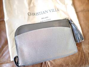 【CHRISTIAN VILLA クリスチャンヴィラ】ナノユニバース別注クラッチバック☆正規品☆MADE IN ITALY☆