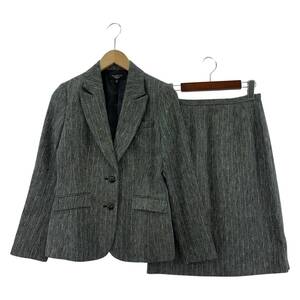 TALBOTS タルボット リネン混 セットアップ (スカート) size2P/グレー系