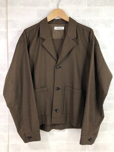 monkey time モンキータイム TR MINI CHECK CPO SHIRT ジャケット チェック柄 ブラウン SIZE:M MH632022031404