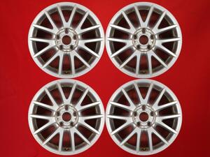 【 激安 中古 4本セット 】 フォルクスワーゲン VW ジェッタ ゴルフV 1K 純正 アルミホイール 17inch 7J +54 PCD112 5穴 ハブ径Φ57 cc17