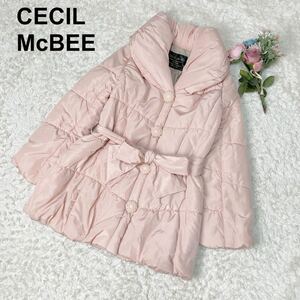 CECIL McBEE セシルマクビー ダウンジャケット ダウンコート ピンク M レディース B112328-65