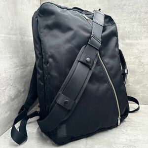 1円〜 PORTER ポーター 吉田カバン LIFE リフト 3WAY ブリーフケース ハンドバッグ ショルダーバッグ メンズ ビジネス リュック ネイビー