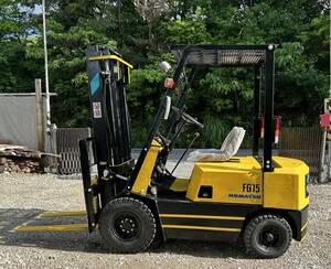 コマツ KOMATSU FG15-14 フォークリフト 1.5t エンジンガソリン マニュアル 動作確認済み 中古品 ★愛知県★