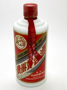 ◆◆【古酒 中国酒】貴州茅台酒 マオタイ酒 天女ボトル 2002 KWEICHOW MOUTAI 500ml 53% 883g 未開栓 oi◆◆