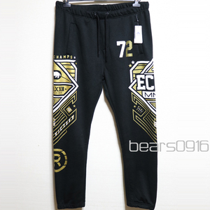 新品アメリカ購入品 ECKO UNLTD MMA エコーアンリミテッド スエットパンツ 黒金XL