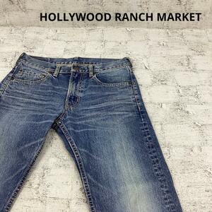 HOLLYWOOD RANCH MARKET ストレートデニムパンツ W11815