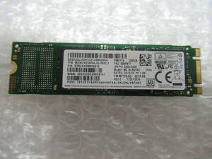 ★☆1円 ～スタート☆Samsung SATA SSD M.2 2280 MZ-NLN256C 256GB 使用時間:8273H☆★