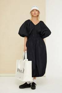 即決 新品　PATOU パトゥ Belted maxi dress in eco-friendly faille　ワンピース３６ 定価１２１０００円 TM