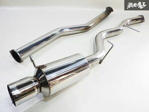 極太!! 社外品 JZX100 100系 マーク2 1JZ-GTE ターボ ステンレス製 マフラー センターストレート 砲弾型 約90φ 即納 チェイサー クレスタ