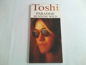 【CD】 Toshi / PARADISE RUNNING WILD ◆　8cm　シングルCD