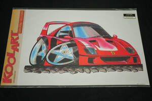 KOOLART CARICATURE COLLECTION フェラーリ F40 デフォルメ アート イラスト　[VJ082]