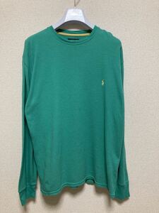 USA古着 POLO RALPH LAUREN ポロ ライフローレン 長袖カットソー 長袖Tシャツ サーマル 緑 L