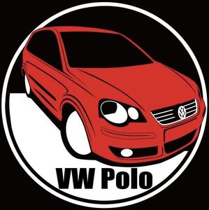 vw polo ステッカー　①