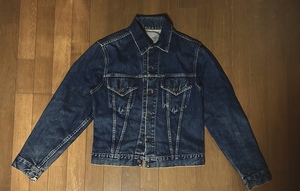 極上 60s Levis 557 3rd デニムジャケット 刻印o bigE 約42.44サイズ ヴィンテージ オリジナル(501 66前期 1st 2nd 557xx 70505 66後期