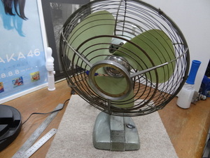 kh00674 NATIONAL ELECTRIC FAN 扇風機 昭和レトロ アンティーク動作確認済み　本体のみ　中古品