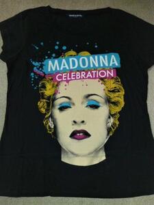 未使用新品　MADONNA　マドンナ 　Celebration　キャップスリーブ レディース スキニーフィット Tシャツ　LADIES L（レディースサイズ） 