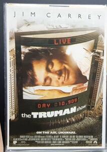 トゥルーマン・ショー The Truman Show▼映画ポストカード 海外版●送料110円より●消費税不要 個人出品 ジム・キャリーJim Carrey