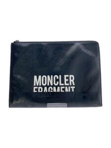 MONCLER◆セカンドバッグ/PVC/BLK/無地/LAPTOP CASE