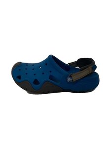 crocs◆サンダル/US8/BLU