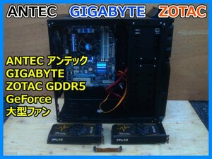 PC デスクトップ パソコン ANTEC GIGABYTE dynamic energy saver アンテック Double ZOTAC GDDR5 GeForce GTX Nvidia DVD LED 即決