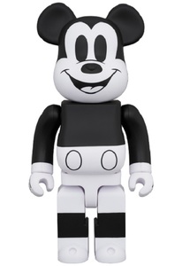 【送料無料・即決】 BE@RBRICK MICKEY MOUSE B&W 2020Ver. 1000% ☆新品～未開封☆ Disney ミッキーマウス ベアブリック MEDICOM TOY