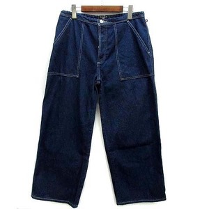 ポロジーンズ ラルフローレン POLO JEANS ドローストリング ベイカー ワイド デニムパンツ ジーンズ ボタンフライ インディゴ 31 ☆AA★ メ