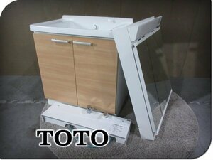 ■展示品■未使用品■TOTO■KZシリーズ■W75■ドレッサー/三面鏡/ミラーキャビネット■洗面化粧台■14万■ymm2883k