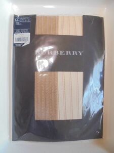 新品 BURBERRY バーバリー ステッチストライプ ストッキング M~L バーリー