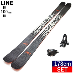 ライン LINE BLEND+ATTACK 11 GW ツインチップスキー フリースキー フリースタイルスキー [178cm/100mm幅] 23-24