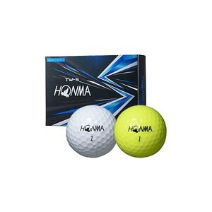 [訳あり・箱潰れ] HONMA GOLF TOUR WORLD TW-S ホンマゴルフ ツアーワールド ゴルフボール 1ダース 12球 2021年モデル カラー:ホワイト