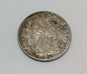 【16948】1965 CANADA DOLLAR カナダ ドル 銀貨 ELIZABETHⅡ エリザベスⅡ 古銭 外国銭 コレクション 当時物 自宅保管品